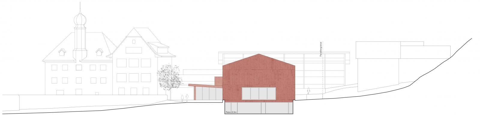 Ersatzneubau, Mehrzweckhalle, Turnhalle, Grüsch | Carolin Riede